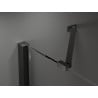 Mexen Velar Duo Duschkabine, schiebbar, 90 x 90 cm, transparent, schwarz - 871-090-090-02-70
