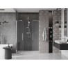 Mexen Velar Duo Schiebetür-Duschwand 140 cm, transparent, Chrom - 871-140-000-02-01