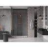 Mexen Velar Duo Duschschiebetür 140 cm, transparent, Roségold - 871-140-000-02-60
