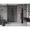 Mexen Velar Duo Schiebetür Dusche 150 cm, transparent, gebürstetes Gun Gray - 871-150-000-02-66