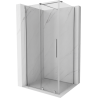 Mexen Velar Duschkabine mit Schiebetür 130 x 80 cm, transparent, Chrom - 871-130-080-01-01