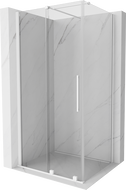 Mexen Velar Duschkabine Schiebetür 90 x 70 cm, transparent, weiß - 871-090-070-01-20
