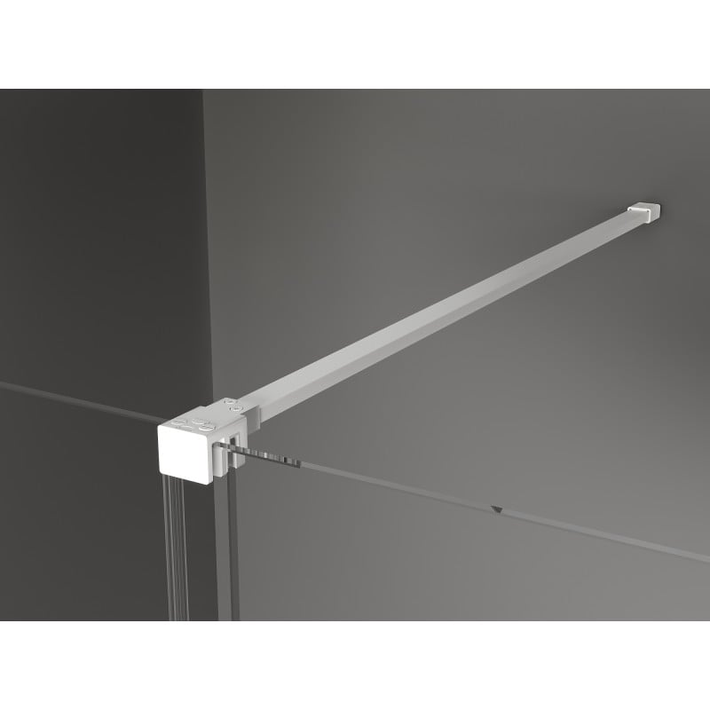 Mexen Velar Duschkabine zum Schieben 100 x 70 cm, transparent, weiß - 871-100-070-01-20