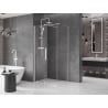 Mexen Velar Schiebetür-Duschkabine 140 x 90 cm, transparent, weiß - 871-140-090-01-20