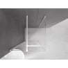Mexen Velar Duschkabine schiebbar 110 x 110 cm, transparent, weiß - 871-110-110-01-20