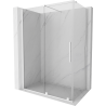 Mexen Velar Schiebeduschkabine 130 x 70 cm, transparent, weiß - 871-130-070-01-20