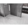 Mexen Velar Duschkabine schiebbar 140 x 85 cm, transparent, weiß - 871-140-085-01-20