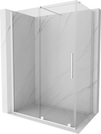 Mexen Velar Schiebeduschkabine 150 x 70 cm, transparent, weiß - 871-150-070-01-20