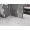 Mexen Velar Duschkabine Schiebetür 150 x 80 cm, transparent, weiß - 871-150-080-01-20