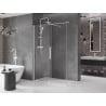 Mexen Velar Schiebeduschkabine 150 x 85 cm, transparent, weiß - 871-150-085-01-20