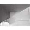 Mexen Velar Schiebedusche 160 x 70 cm, transparent, weiß - 871-160-070-01-20