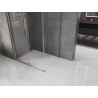 Mexen Velar Schiebeduschkabine 110 x 100 cm, transparent, gold - 871-110-100-01-50