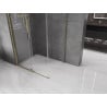 Mexen Velar Schiebedusche 110 x 120 cm, transparent, gold - 871-110-120-01-50