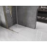 Mexen Velar Duschkabine, schiebbar 90 x 90 cm, transparent, gold - 871-090-090-01-50
