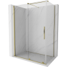 Mexen Velar Schiebeduschkabine 150 x 70 cm, transparent, gold - 871-150-070-01-50