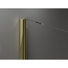 Mexen Velar Schiebeduschkabine 150 x 70 cm, transparent, gold - 871-150-070-01-50