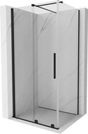 Mexen Velar Duschkabine, verschiebbar 110 x 80 cm, transparent, schwarz - 871-110-080-01-70