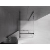 Mexen Velar Duschkabine Schiebetür 110 x 110 cm, transparent, schwarz - 871-110-110-01-70