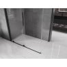 Mexen Velar Duschkabine Schiebetür 140 x 85 cm, transparent, schwarz - 871-140-085-01-70