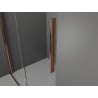 Mexen Velar Duschkabine verschiebbar 160 x 90 cm, transparent, Roségold - 871-160-090-01-60