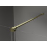 Mexen Velar Schiebeduschkabine 150 x 100 cm, transparent, gebürstetes Gold - 871-150-100-01-55