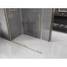 Mexen Velar Duschkabine Schiebetür 160 x 80 cm, transparent, gebürstetes Gold - 871-160-080-01-55