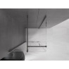 Mexen Velar Duschkabine zum Schieben 100 x 100 cm, transparent, gun gray gebürstet - 871-100-100-01-66