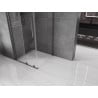 Mexen Velar Schiebeduschkabine 120 x 120 cm, transparent, gebürstetes Gun Gray - 871-120-120-01-66
