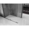 Mexen Velar Schiebeduschkabine 150 x 85 cm, transparent, gebürstetes Gun Gray - 871-150-085-01-66