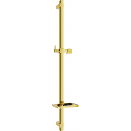Mexen DQ Duschstange mit Seifenschale 80 cm, Gold - 79381-50