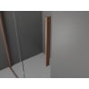 Mexen Velar Duschkabine, 110 x 120 cm, transparent, gebürstetes Kupfer - 871-110-120-01-65
