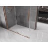 Mexen Velar Schiebeduschkabine 140 x 85 cm, transparent, gebürstetes Kupfer - 871-140-085-01-65