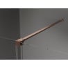 Mexen Velar Schiebeduschkabine 140 x 85 cm, transparent, gebürstetes Kupfer - 871-140-085-01-65