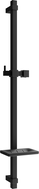 Mexen DQ Duschstange mit Seifenschale 80 cm, schwarz - 79381-70