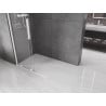 Mexen Velar Duschwand Schiebewand Walk-in 80 x 200 cm, transparent 8 mm, weiß - 871-080-000-03-20