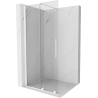 Mexen Velar Duschwand zum Schieben Walk-in 120 x 200 cm, transparent 8 mm, weiß - 871-120-000-03-20
