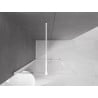 Mexen Velar Duschwand zum Schieben Walk-in 120 x 200 cm, transparent 8 mm, weiß - 871-120-000-03-20