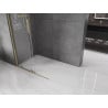 Mexen Velar Duschwand zum Schieben Walk-in 110 x 200 cm, transparent 8 mm, gold - 871-110-000-03-50