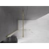 Mexen Velar Duschwand verschiebbar Walk-in 120 x 200 cm, transparent 8 mm, gold - 871-120-000-03-50