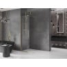 Mexen Velar Duschwand verschiebbar Walk-in 85 x 200 cm, transparent 8 mm, gold - 871-085-000-03-50