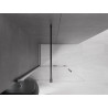 Mexen Velar Duschwand schiebbar Walk-in 110 x 200 cm, transparent 8 mm, schwarz - 871-110-000-03-70