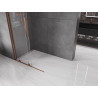 Mexen Velar Duschwand schiebbar Walk-in 80 x 200 cm, transparent 8 mm, Roségold - 871-080-000-03-60