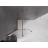 Mexen Velar Walk-In-Duschwand 110 x 200 cm, transparent 8 mm, Roségold - 871-110-000-03-60
