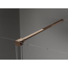 Mexen Velar Walk-In-Duschwand 110 x 200 cm, transparent 8 mm, Roségold - 871-110-000-03-60