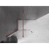 Mexen Velar Schiebetrennwand Walk-in 120 x 200 cm, transparent 8 mm, Roségold - 871-120-000-03-60