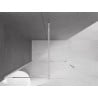 Mexen Velar Duschwand verschiebbar Walk-in 130 x 200 cm, transparent 8 mm, Chrom - 871-130-000-03-01