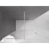 Mexen Velar Walk-In Duschwand, Schiebetür 140 x 200 cm, transparent 8 mm, Chrom - 871-140-000-03-01