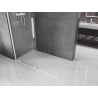 Mexen Velar verschiebbare Duschwand Walk-in 140 x 200 cm, transparent 8 mm, weiß - 871-140-000-03-20