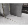 Mexen Velar Walk-In Duschwand verschiebbar 160 x 200 cm, transparent 8 mm, gold - 871-160-000-03-50