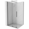 Mexen Velar Duschwand verschiebbar Walk-in 110 x 200cm, transparent 8 mm, gun gray gebürstet - 871-110-000-03-66
